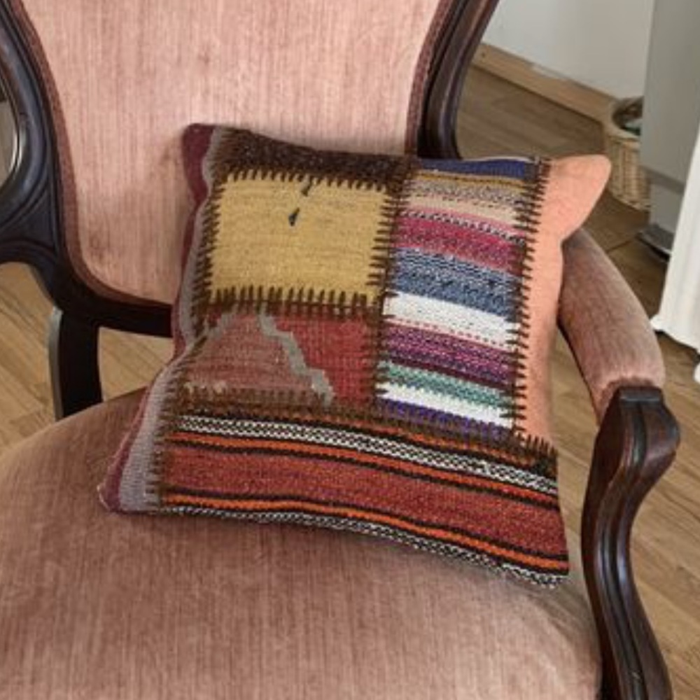 Original Turkish kilim print pillow case